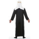 COSTUME CARNEVALE SCEICCO ARABO TG L52/54 ADULTO VESTITO RICCO UOMO SAUDITA COMPLETO TUNICA E COPRICAPO NO ACCESSORI