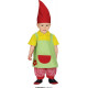 COSTUME CARNEVALE GNOMO12/18MESI BIANCANEVE E I 7 NANI VESTITO COMPLETO CAPPELLO CAMICIA C/SALOPET PANTALONI NO ACCESSOR