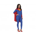 COSTUME CARNEVALE SUPEREROI E FESTE A TEMA SUPERMAN VESTITO SUPERGIRL TG M COMPLETO  TUTA CON MANTELLO NO ACCESSORI - Parole e Pensieri