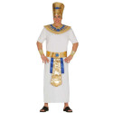 COSTUME CARNEVALE FARAONE EGIZIANO TG L 50/54 CAPPELLO/MAGLIA/CINTURA/C.COLLO/PANTAL.X TRAVESTIM. ANTICO EGITTO NO ACCE