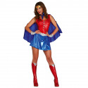 COSTUME CARNEVALE POWER WOMAN TG S VESTITO MANTELLO CINTURA E FASCIA PER TRAVESTIMENTI A TEMA WANDER WOMAN NO ACCESSORI