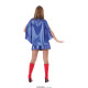 COSTUME CARNEVALE POWER WOMAN TG S VESTITO MANTELLO CINTURA E FASCIA PER TRAVESTIMENTI A TEMA WANDER WOMAN NO ACCESSORI