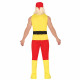 COSTUME CARNEVALE WRESTLING HULK HOGAN TG M VESTITO COMPLETO BANDANA CAMICIA CINTURA PANTALONI C/STIVALI NO ACCESSORI