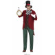 COSTUME CARNEVALE PAESE DELLE MERAVIGLIE TG.M CAPPELLO GIACCA PANTALONE PAPILLON FINTO CAPPELLAIO MATTO NO ACCESSORI