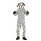 COSTUME CARNEVALE DALMATA (PERRITO) BAMBINI 5/6 ANNI COMPLETO 2 PEZZI MONO TUTA E CAPUCCIO NO ACCESSORI