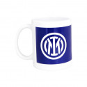 TAZZA MUG FC INTERNAZIONALE MILANO IN CERAMICA BIANCA AZZURRA INTERNO BIANCO 9,5X8CM CON SCATOLA OFFICIAL PRODUCT ITALY