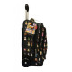 ZAINO DREAM ALL BLACK TROLLEY SCUOLA +LIBRICARD STUMBLE GUYS 35X22X47CM 2 ZIP NERO CON STAMPA PERSONAGGI TINTA UNITA