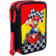 ASTUCCIO SCUOLA 3 ZIP A LIBRO MARIOKART45PZ PENNE CANCEL COLORI GIOTTO+ACCESSORI SUPERMARIO NINTENDO PANINI SCUOLA ITALY