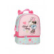 ZAINO ASILO MINNIE MOUSE IMAGINE DISNEY 23X28X13CM ZAINETTO 1 ZIP CON SCOMPARTO INFERIORE TERMICO PORTAMERENDE CON ZIP