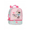 ZAINO ASILO MINNIE MOUSE IMAGINE DISNEY 23X28X13CM ZAINETTO 1 ZIP CON SCOMPARTO INFERIORE TERMICO PORTAMERENDE CON ZIP