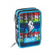 ASTUCCIO SCUOLA 3 ZIP A LIBRO SJ GANG EVER BOY 45PZ.PENNA CANCELLABILE PILOT+COLORI+PASTELLI 4.0+ACCESSORI SEVEN JUNIOR