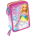 ASTUCCIO SCUOLA 3 ZIP A LIBRO BARBIE MATTEL CONTIENE43PZ.COLORI GIOTTO PENNATRATTO CANCELLIK+ACCESSORI GIOCHI PREZIOSI