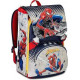 PROMO SCUOLA ZAINO ESTENSIBILE SPIDER MAN WEBBED WONDER MARVEL 27X41X22CM ZAINO LIBRI UOMO RAGNO SEVEN ITALY