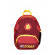 ZAINETTO ASILO SMALL AS ROMA 1927 GIALLOROSSO 23X30X10CM TASCHE LATERALI PORTA BORRACCIA TASCA FRONTALE SEVEN ITALY