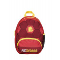 ZAINETTO ASILO SMALL AS ROMA 1927 GIALLOROSSO 23X30X10CM TASCHE LATERALI PORTA BORRACCIA TASCA FRONTALE SEVEN ITALY