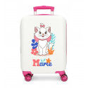 TROLLEY DA VIAGGIO ARISTOCATS MARIE IN WHITE DISNEY ORIGINAL RIGIDO ABS 4RUOTE 33X50X20CM VALIGIA DA CABINA BIANCA