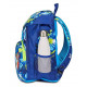 ZAINO SCUOLA PRIMINO SJ GANG SHARKSTORY BOY 27X36X19CM 21 LITRI MONOSCOMPARTO 2 TASCHE MULTICOLOR SEVEN JUNIOR ITALY