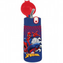 BORRACCIA CON CANNUCCIA SPIDER MAN MARVEL IN ACCIAIO INOX 304 FREDDO 24H.CALDO 12H 460ML NO-BPA FREE SEVEN ITALY