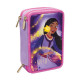 ASTUCCIO SCUOLA 3 ZIP A LIBRO WISH STRONG HEART DISNEY CONTIENE 45PZ COLORI E ACCESSORI SCUOLA MITAMA DA SEVEN ITALY