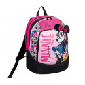 ZAINO SCUOLA ORGANIZZATO LOVE MINNIE MOUSE DISNEY ROSSO E NERO 31X43X21CM 28LITRI 4ZIP MULTITASCHE DA SEVEN JUNIOR ITALY