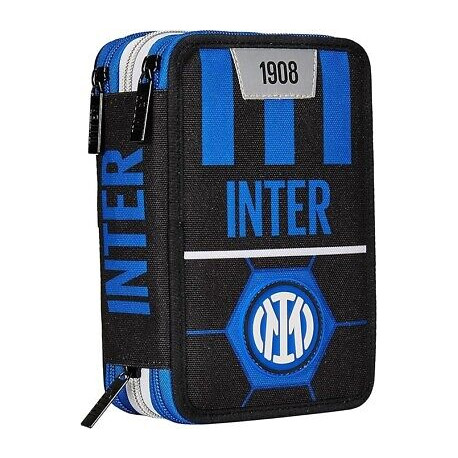 ASTUCCIO SCUOLA 3 ZIP A LIBRO FC INTERNAZIONALE FINO ALLA VITTORIA CONTIENE 45PZ ACCESSORI SCUOLA MITAMA DA SEVEN ITALY