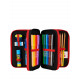 SEVEN ASTUCCIO SCUOLA 3 ZIP A LIBRO AC MILAN 1899 PATH OF VICTORY CONTIENE 45PZ ACCESSORI SCUOLA MITAMA DA SEVEN ITALY