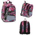 COMIX BRIGHT GIRL ZAINO SCUOLA ORGANIZZATO 32X43HX23CM 31L 2 AMPI SCOMPARTI 2 TASCHE FRONTALI C/ZIP SPALLACCI REGOLABILI