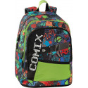 COMIX BRIGHT ZAINO SCUOLA ORGANIZZATO 32X43HX23CM 31LT 2 AMPI SCOMPARTI 2 TASCHE FRONTALI CON ZIP SPALLACCI REGOLABILI