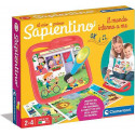 CLEMENTONI IL MIO PRIMO SAPIENTINO GIOCO ELETTRONICO PARLANTE BIMBI2+ANNI ATTIVITÀ C/SCHEDE EDUCATIVE PENNA INTERATTIVA