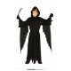 COSTUME CARNEVALE CAVALIERE OSCURO 3/4 ANNI SCREAM ASSASSINO VESTITO CON CAPPUCCIO PER TRAVESTIMENTI HORROR NO ACCESSORI