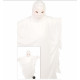 WHITE GHOST COSTUME FANTASMA BIANCO BABY 3/4 ANNI COMPLETO DI TUNICA E CAPUCCIO PER TRAVESTIMENTI HALLOWEEN HORROR