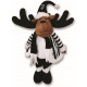 RENNA IN PIEDI FC JUVENTUS CON VESTITI E CAPPELLO INVERNALE H57CM IN POLIRESINA OFFICIAL PRODUCT HERMET MILANO ITALY