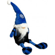 GNOMO FC INTERNAZIONALE CON VESTITI E CAPPELLO INVERNALI H41CM IN PIEDI POLIRESINA OFFICIAL PRODUCT HERMET MILANO ITALY