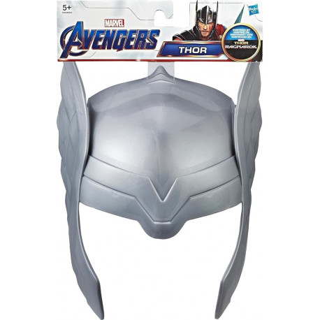 AVENGERS MARVEL MASCHERA THOR CASCO GRIGIO IN PLASTICA RIGIDA PER TRAVESTIMENTI SUPER EROI ORIGINAL HASBRO GIOCATTOLI