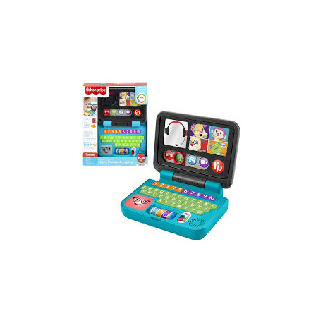 FISHER-PRICE RIDI E IMPARA IL MIO PRIMO LAPTOP EDIZIONE ITALIANA GIOCATTOLO ELETTRONICO CON CONTENUTI EDUCATIVI SMART ST