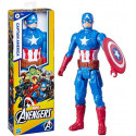 AVENGERS MARVEL CAPITAN AMERICA ACTION FIGURES 30CM CON BLASTER AVN TITAN HERO FIGURA SUPER EROE 4+ ANNI HASBRO