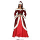 COSTUME BABBO NATALE DONNA TG.XL 50/52 VESTITO DELUX SANTA CLAUS BABBA NATALE CAPPELLO VESTITO E CINTURA NO ACCESSORI