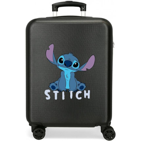 TROLLEY DA VIAGGIO STITCH CUTE DISNEY ABS 4 RUOTE 38X55X20CM VALIGIA BAGAGLIO A MANO DA CABINA CHIUSURE A COMBINAZIONI