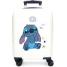 TROLLEY DA VIAGGIO STITCH EXITED DISNEY ABS 4 RUOTE 33X50X20CM VALIGIA BAGAGLIO A MANO DA CABINA CHIUSURE A COMBINAZIONI