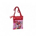 TRACOLLINA PIATTA 2 ZIP MINNIE DISNEY 14,5X17,5CM.PRODOTTO ORIGINALE