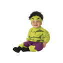 COSTUME HULK 0/6 MESI VESTITO CARNEVALE COMPLETO DI TUTA FELPATA E CAPPELLINO ORIGINAL SUPEREROE MARVEL NO ACCESSORI