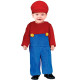 COSTUME CARNEVALE FERROVIERE MACCHINISTA TRENO TRAIN DRIVER SUPER2/3ANNI VESTITO COMPLETO TUTONE E CAPPELLO NO ACCESSORI