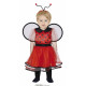 COSTUME CARNEVALE COCCINELLA BABY 18/24 MESI VESTITO COMPLETO DI ALI E CERCHIETTO FIABE ANIMALI DEL BOSCO NO ACCESSORI