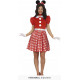 COSTUME TOPOLINA TG.S 40/42 VESTITO CARNEVALE DA TOPINA SEXI CON CINTURA E CERCHIETTO CON ORECCHIE MINNIE NO ACCESSORI