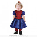 COSTUME SPIDER GIRL BABY EROINA 12/18 MESI VESTITO CARNEVALE SPIDER BABY RAGNO BLU ROSSO E NERO SPIDERGIRL NO ACCESSORI