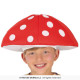 SET2 PEZZI PER CARNEVALE MARIO COSTUME DA FUNGO 10/12 ANNI BIANCO ROSSO CAPPELLO IMBOTTITO GILET VIOLA E ORO NO ACCESSOR