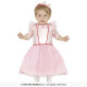 COSTUME PRINCIPESSA ROSA INFANTILE 2/3 ANNI COSTUME REGINA INCANTATRICE BAMBINA COMPLETO DI CERCHIETTO NO ACCESSORI
