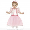 COSTUME PRINCIPESSA ROSA INFANTILE 2/3 ANNI COSTUME REGINA INCANTATRICE BAMBINA COMPLETO DI CERCHIETTO NO ACCESSORI