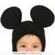 COSTUME CARNEVALE TOPOLINO BABY 2/3 ANNI VESTITO COMPLETO TUTA E CAPUCCIO TOPO MICKEY NON ORIGINALE TOPINO NO ACCESSORI