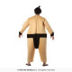 COSTUME LOTTATORE DI SUMO TAKASHI PER ADULTO TG L 52/54 TUTA INTERA IMBOTTITA CON ZIP POSTERIORE NO ACCESSORI